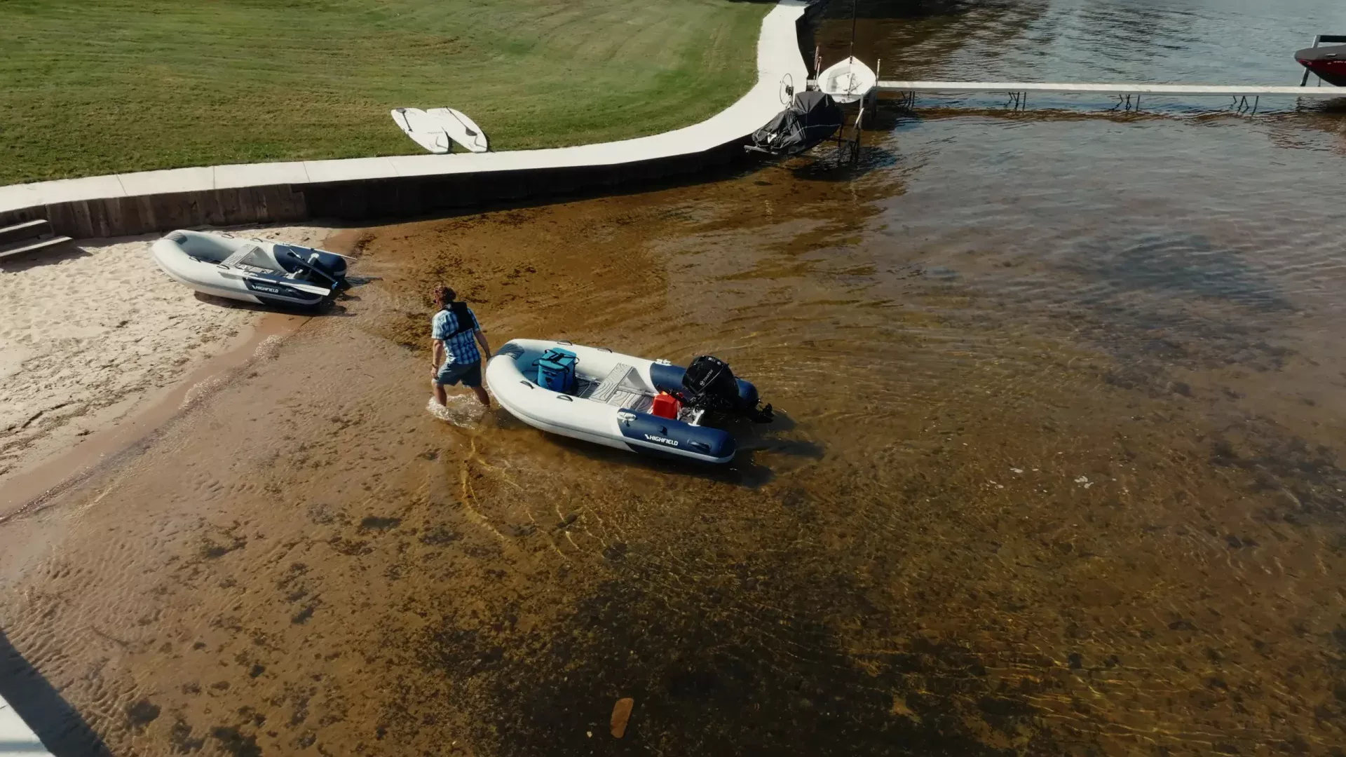 Highfield kisméretű motorcsónak